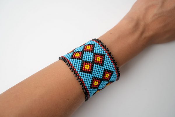 Pulsera OSERO Rombo rojo-amarillo